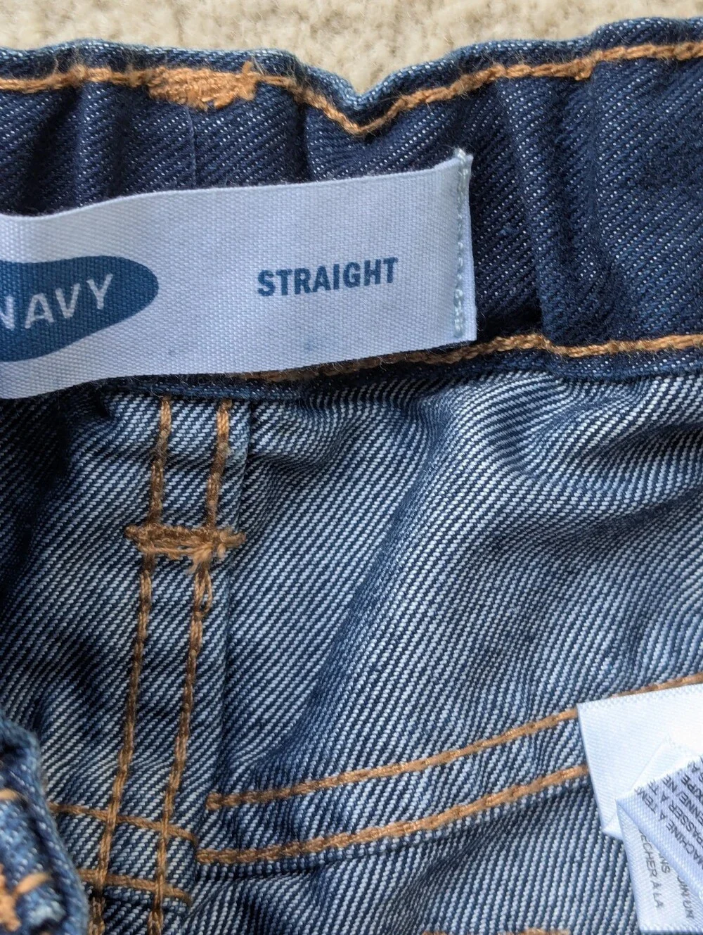 Boys Straight Leg Jeans - size 12